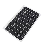 ZJchao Tragbares 5V 2A Solarladegerät mit Hocheffizientem Monokristallinem Panel, Leichte Outdoor-Stromversorgungslösung für Camping, Wandern und Reisen. USB-kompatible Notstromquelle
