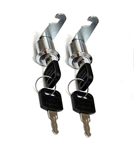 Security Drawer Cam Cylinder Door Mailbox Cabinet Tool Box Lock 2 Keys Hardware Locks 2 Pack