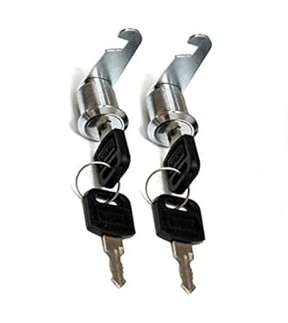 Security Drawer Cam Cylinder Door Mailbox Cabinet Tool Box Lock 2 Keys Hardware Locks 2 Pack