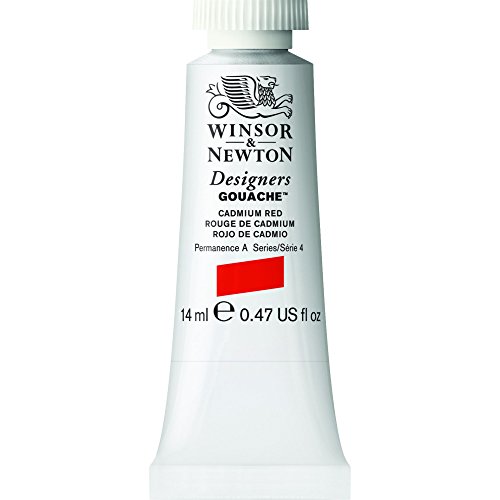 Winsor & Newton 14ml Tube Designers' Gouache - Cadmium Red