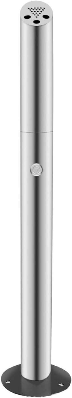 Standing Ashtray, Sliver Stainless Steel Cigarette Butt Collector, Commercial Ashtray, Suitable for Gardens, Hotels, and Restaurantsand Other Public Places