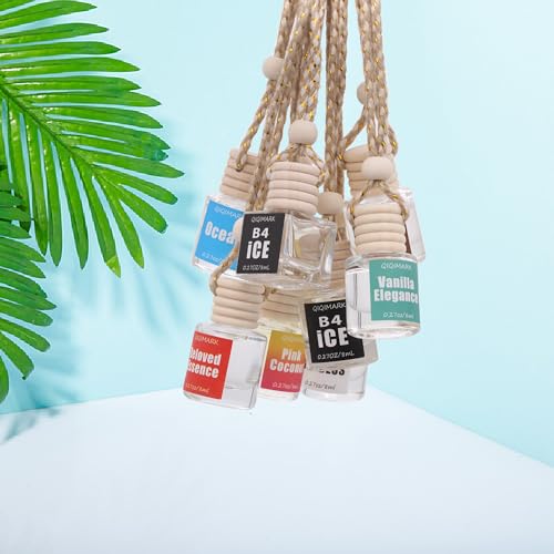 Image of Car Air Freshener Hanging, Essential Oil Diffuser for car, Freshener Cute and Long Lasting Air Freshener for Car(2pcs Tranquil Woods)