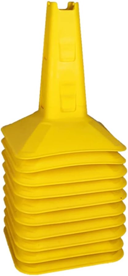 Agility Training Cone 23cm/0.78" Plastic Cone, Soft Adjustable Height Sign Post, Indoor and Outdoor Children's Agility Training Equipment (Size : 100cm)