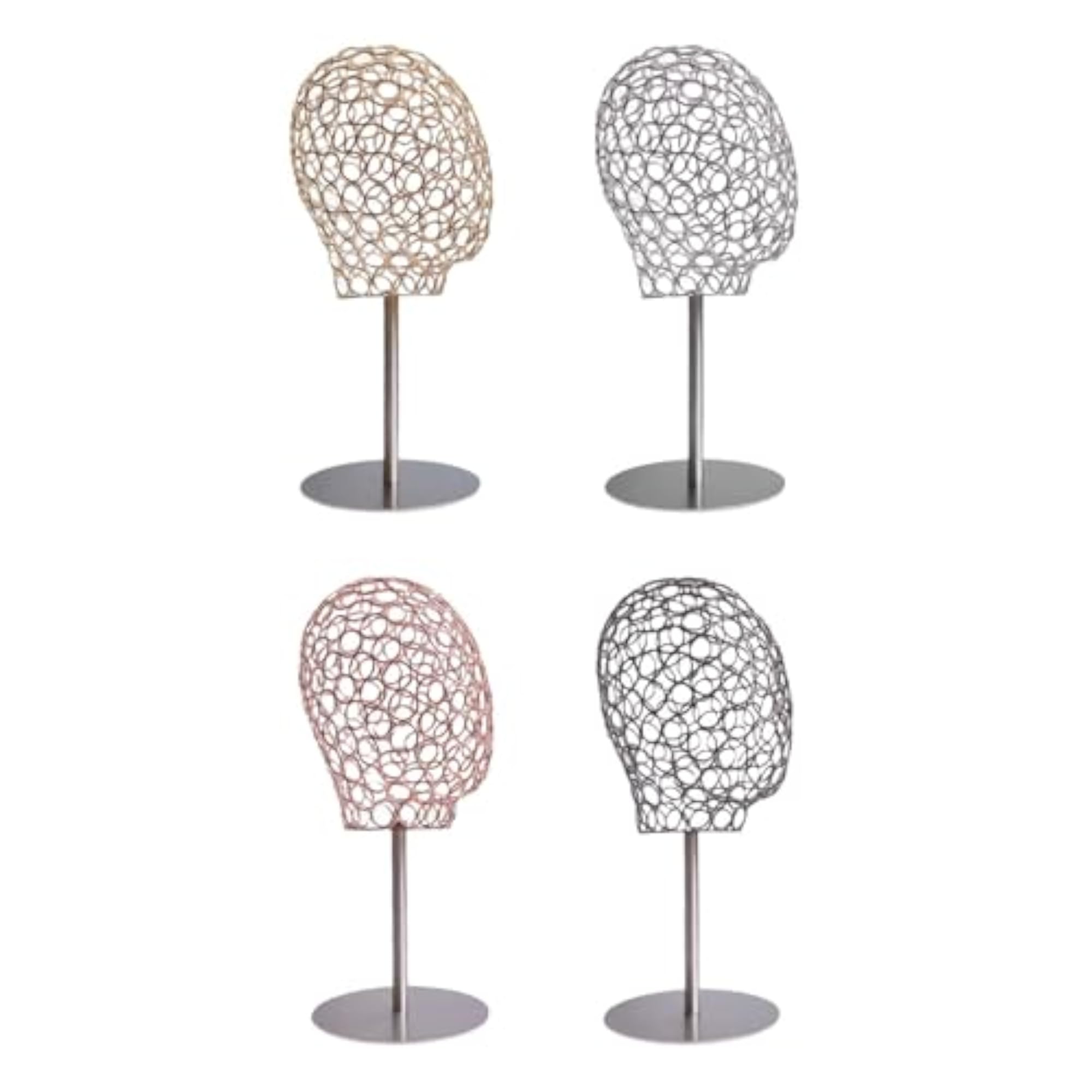 Wig Stand Salon Prop for Hairdresser Training Display