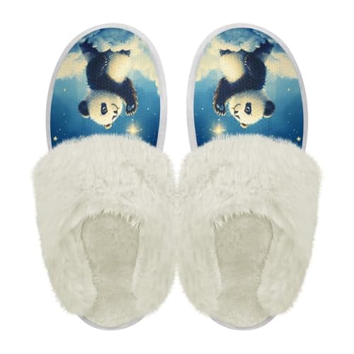 Womens Slippers Non-slip Winter Warm with Memory Foam Fluffy House Shoes Indoor Bedroom House Slippers2