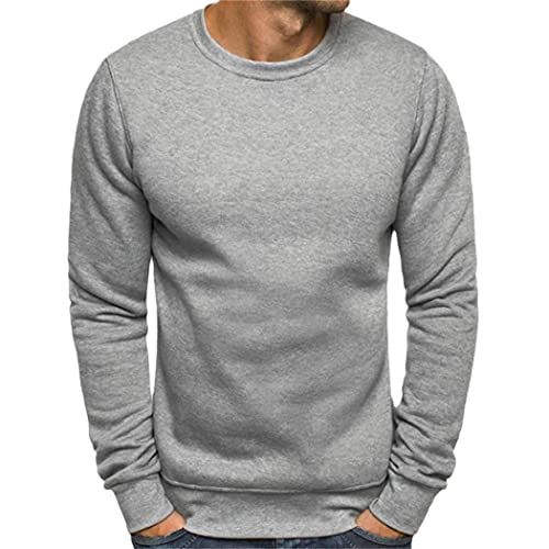 Sweat homme col rond décontracté idéal pour le sport et les loisirs