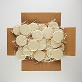50-Pack Nut-Free Uniced Round Shaped Smiley® Cookie Sugar Cookies