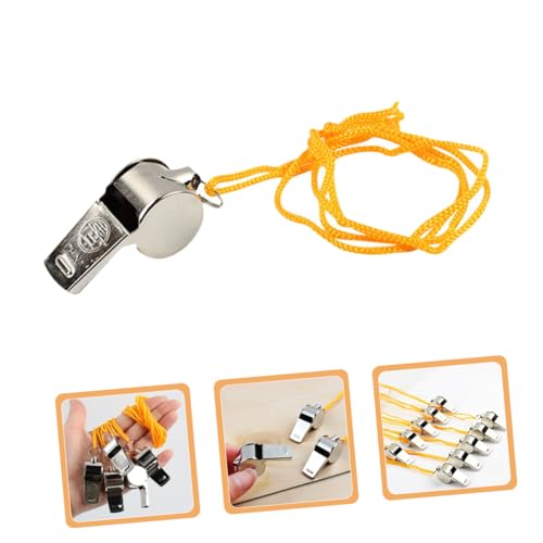 Silbato de emergencia con collar 10 piezas para árbitros miniatura 7