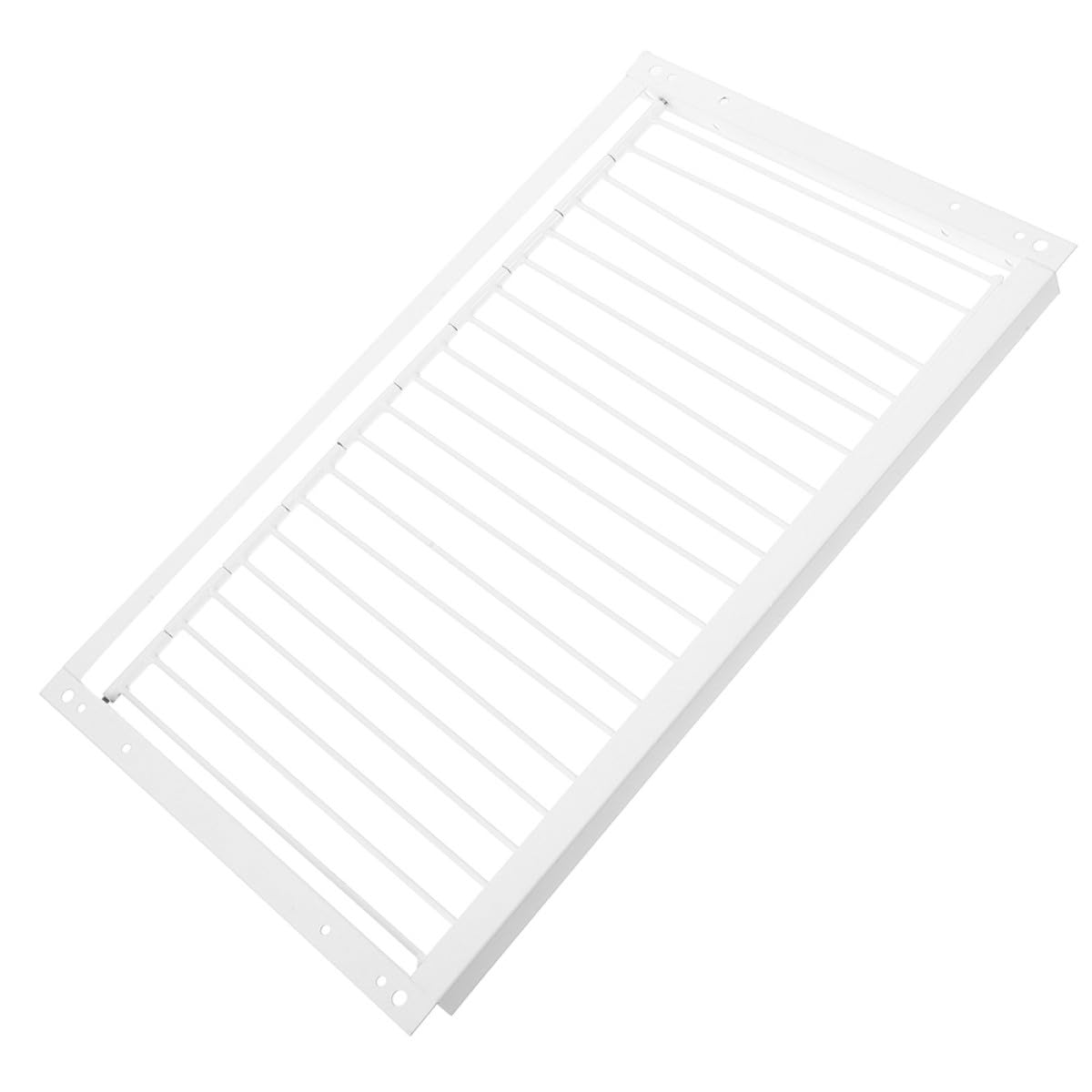 Puerta de jaula para palomas de acero inoxidable y barra anticlisión de 30 cm