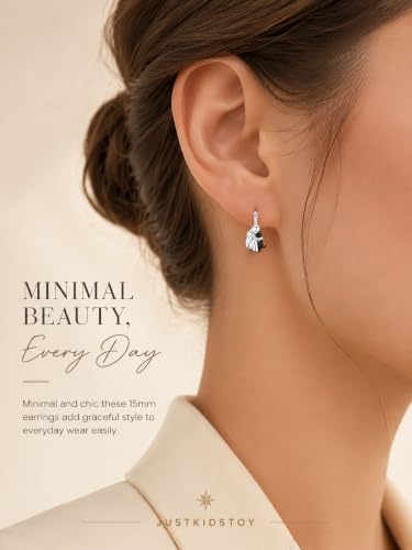 Image of 925 Sterling Silver Dog Earrings Cute Animal Puppy Stud Earrings Dog Jewelry Gifts for Women Girls Pet Lover Hypoallergenic Earrings for Sensitive Ears