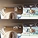 Car Sun Visor Photo Holder, Universal Magnetic Photo Clip, Decorate Your Car Visor Clip with Personality(Transparent, 2.4x3.5)