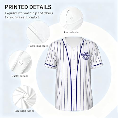 Camiseta de béisbol personalizada con nombre y número para jóvenes, hombres y mujeres miniatura 4