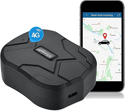 TKSTAR 4G GPS Tracker for Vehicles Hidden 10000mAh Car Tracker with Strong Magnet Real-time Anti-Theft Vehicle Tracking Device for Car/Motorcycle/Truck/Boat/Fleets-4G TK905B