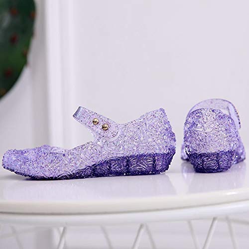 Techcity Princess Girls Sandals Dress Up Dance Party Cosplay Jelly Shoes For Kids Toddler Mary Janes thumb #4