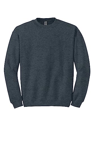 Image of Gildan Men's Cotton Spandex Polyester Blend Crew Neck Sweatshirt