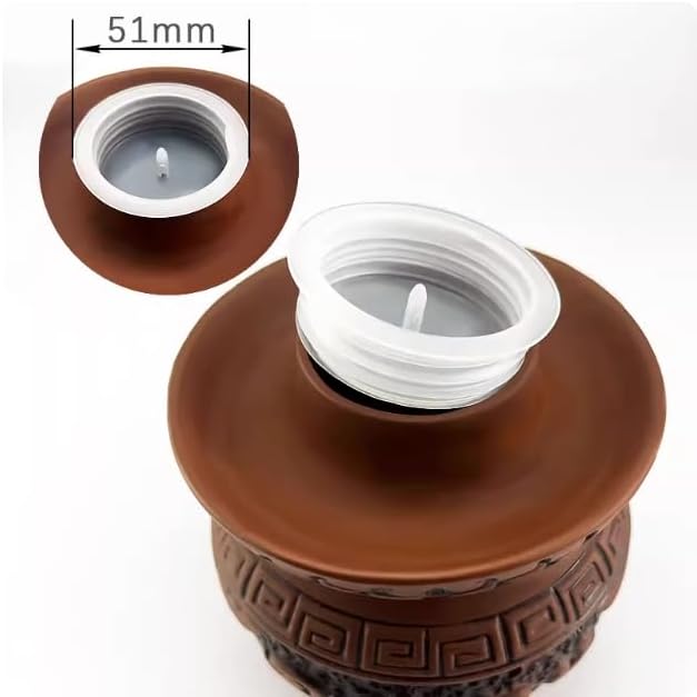 Kimchi tofu chili jar, mini fermentation ceramic jar, ceramic (capacity: 3 pounds), household kimchi, moldy tofu tool.