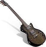 AKLOT Solid-Body LP Electric Guitar: Roasted Maple Neck, HH Pickups, Luminous Position Markers, 39'' Full Size Electric Guitar Kit, Gig Bag, Cable, Strap, Strings, Tuner, Lessons Book, Obsidian Black