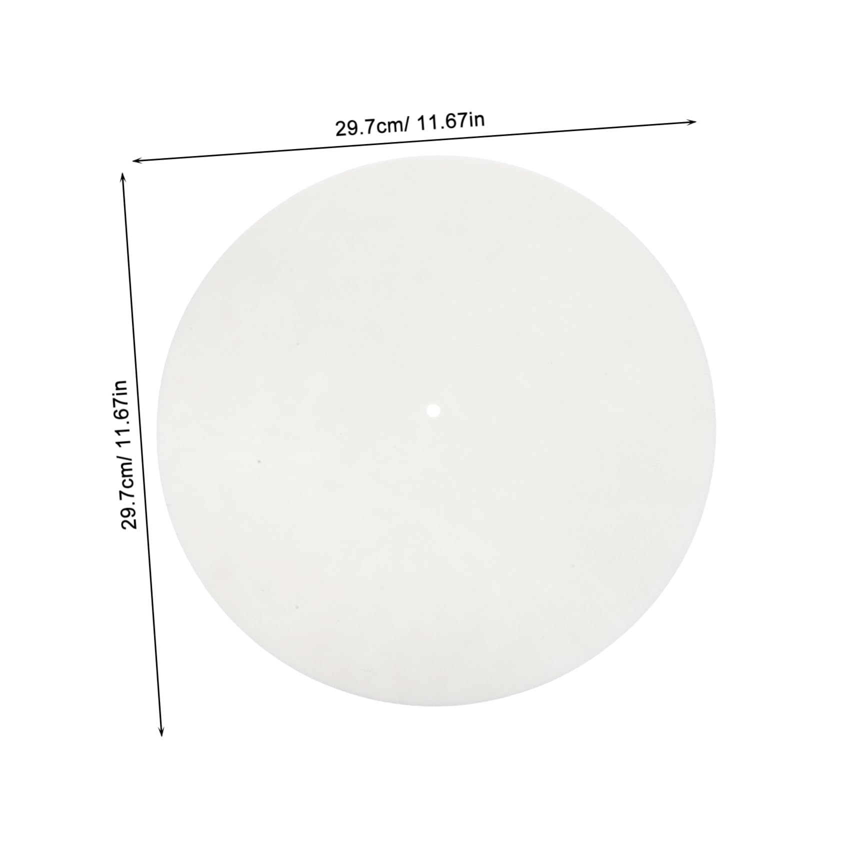 SOLUSTRE Turntable Felt Mat Record Player Platter Mat Anti-Vibration Vinyl Record for Phonograph Professional Tuning Equipment