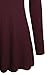Ninedaily Tunic Tops for Leggings for Women, Long Sleeve Blouse Fall Winter Shirts Elegant Flowy Fit and Flare Solid Womens Work Shirts and Blouses Fashion Stylish Cute Ladies Tops Wine X-Large