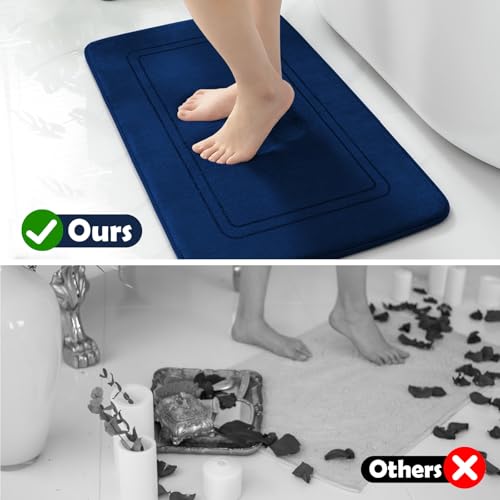 Mapille Badezimmerteppich Set, 3 Teilig, Weiche Rutschfester Badematte und U Förmige wc Vorleger, Badteppiche, Wasserabsorption Badteppich Badvorleger Set Maschinenwaschbar Toilettenmatte – Bild 8