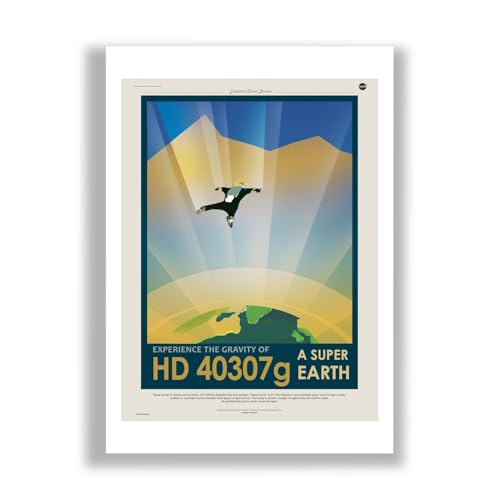 Poster NASA Space Tourism XL Spiffing Prints HD 40307g pour créer un espace évasion