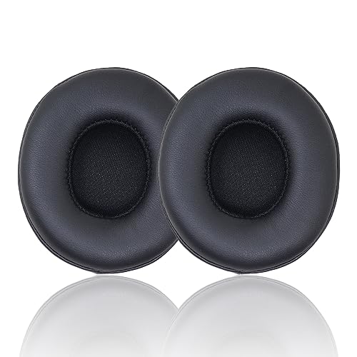 Replacement Ear Pads for Beats Solo 2 & Solo 3 Wireless On-Ear Headphones, Replacement EarPads Cushions Headphones Covers with Memory Noise Isolation Foam Softer Leather-Black