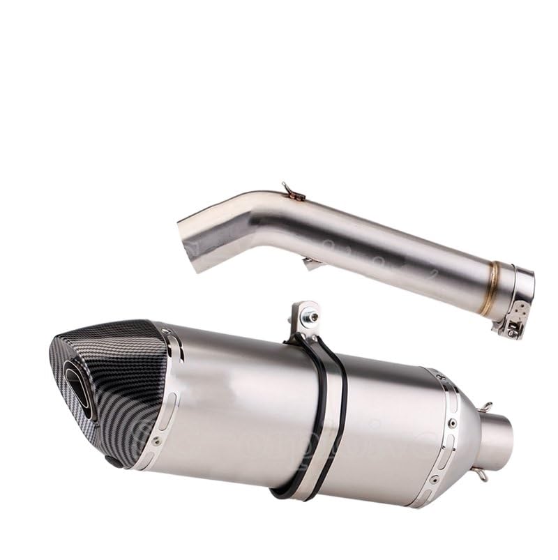Pot échappement F850GS en carbone pour remplacer le silencieux moto lourd