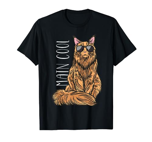 Maine Coon Gatto - Main Cool Maglietta