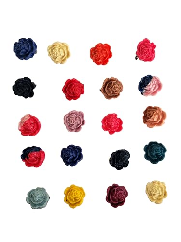 Image of cute multicolour brooches for girls, hijab, scarf,buttons for kids and safety pin for women
