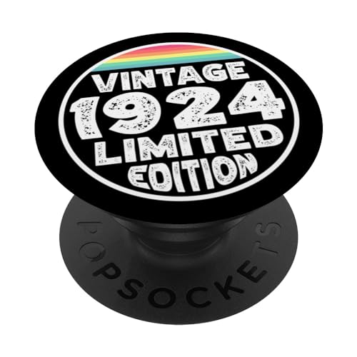 Edición especial limitada Birthday Born in 1924 PopSockets PopGrip Intercambiable