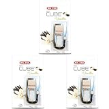 DESIGN ELEGANT : le bouchon en bois en forme de cube ne diffuse pas seulement le parfum de manière uniforme, mais ajoute également une touche d'élégance à l'intérieur de la voiture, faisant de Deo Cube Vanilla un désodorisant de voiture parfait pour ceux qui recherchent le style et la fonctionnalité.