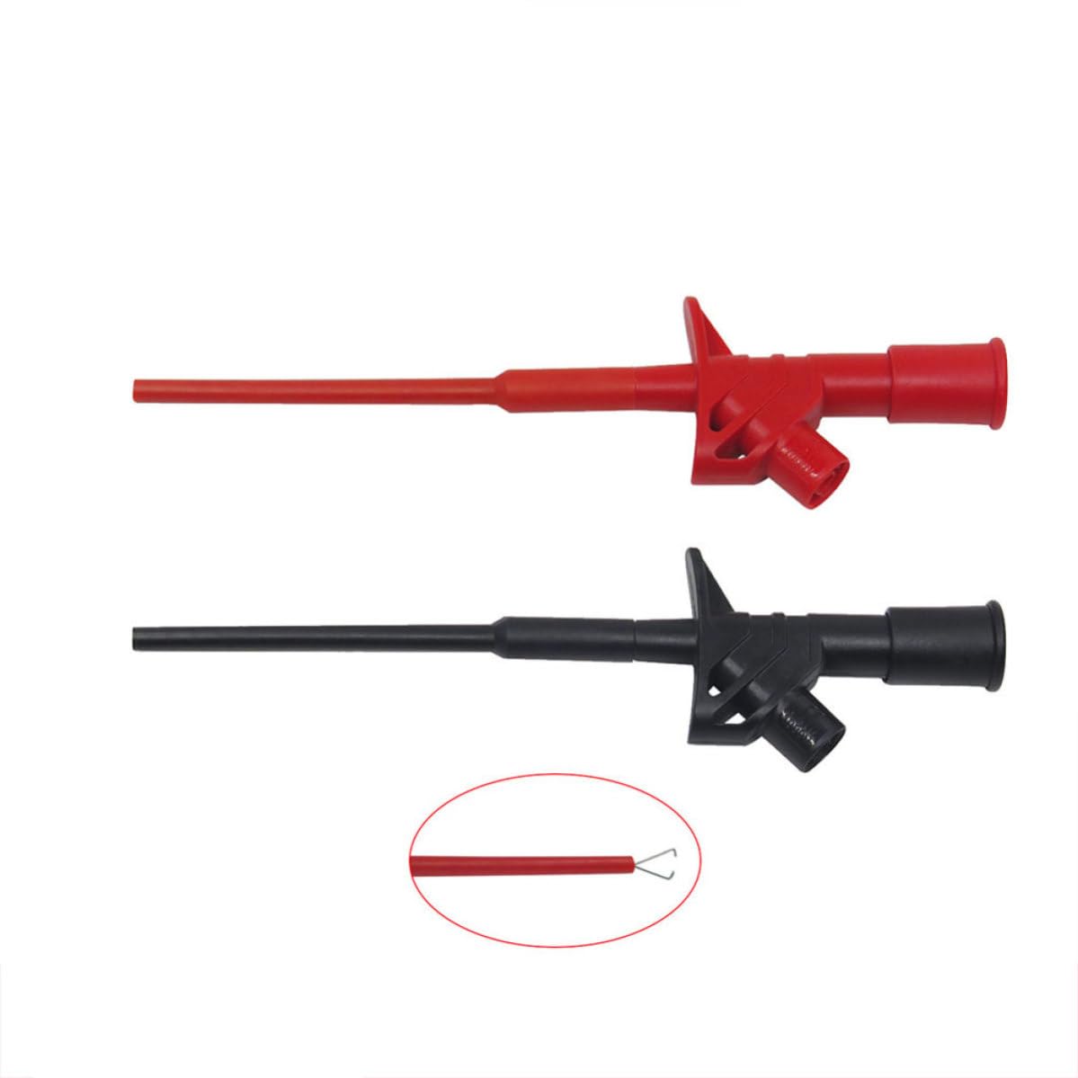 Kit de Sondas de Prueba para Multímetro 4mm, Plástico Negro y Rojo