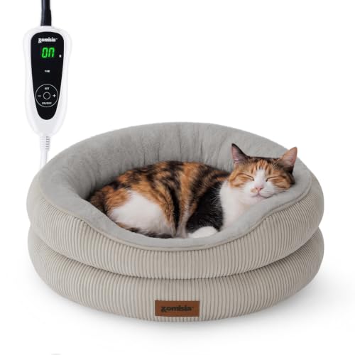 ZOMISIA Heated Cat Bed