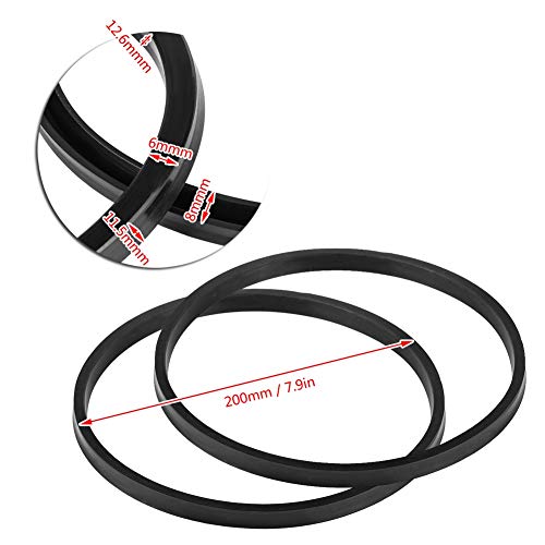 Image of Aramox Tire Changer Seals, Rubber Bead Sealer for Tires, Bead Breaker Cylinder Seals, Bead Breaker Loosener for Tire Changer Machine Air Cylinder, 186mm / 7.3in (200mm)