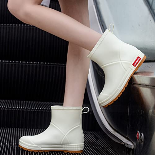 Image of Rain Boots Women Rubber Boots Short Rain Boots For Women Ankle garden shoes