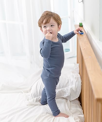 AVAUMA Baby Boys Girls Pajama Set Kids Toddler Snug fit Ribbed Sleepwear pjs for Daily Life Style3