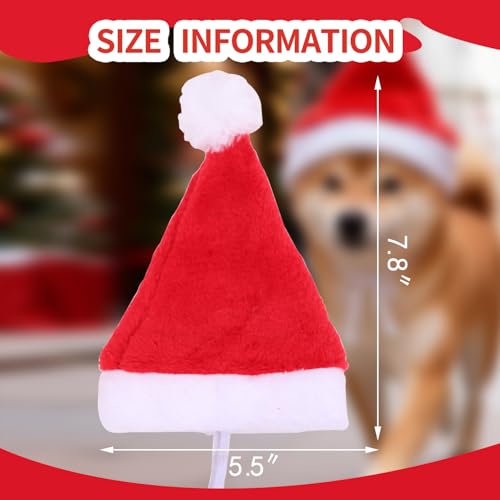 Gorros Navideños para Mascotas Yahpetes 2 Piezas Talla S miniatura 2