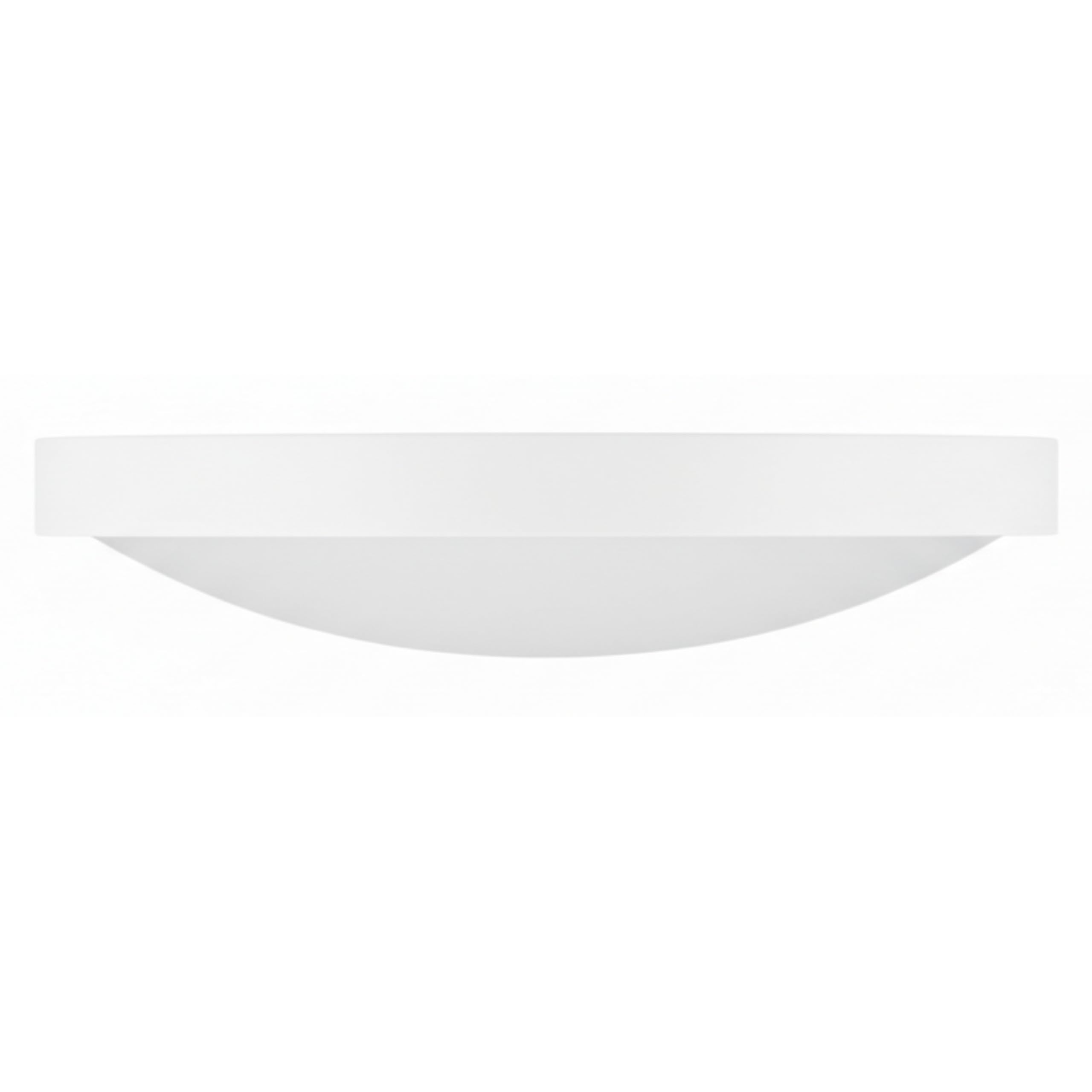 Deckenlampe - Runde Holz Deckenleuchte Weiß 2xE27 (∅37 cm) - Modern Lampe für Schlafzimmer, Wohnzimmer, Flur, Küche - Stilvolle Kiefernholz ORION