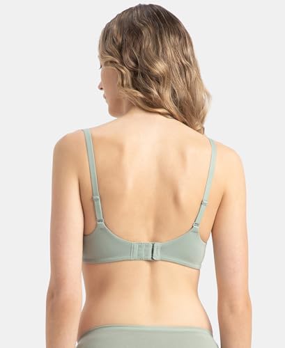 Image of Jockey JW11 Women Wirefree Padded Tencel Lyocell Elastane Stretch Full Coverage Multiway T-Shirt Bra with Adjustable Straps