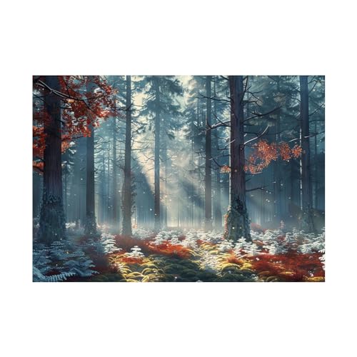 Impression paysage forestier WODJEM pour une ambiance zen de chambre