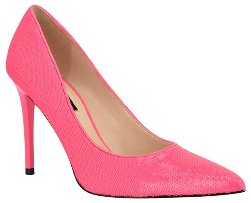 Nine West Escarpins Fresh pour Femme, Paillettes Roses 661, 35 EU