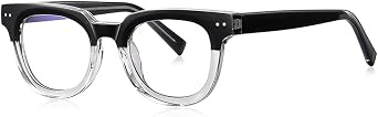 Acetate Anti Blue Light Glasses Frame Retro Korean Style TR90