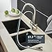 WANFAN Kitchen Sink Faucet with Pull Down Sprayer 2 Handle 3 in 1 Water Filter Purifier Faucets Brushed Nickel 0195SN