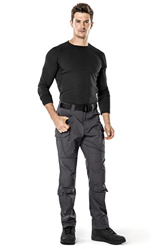 Image of CQR Men's Tactical Combat Shirt, 1 /4 Zip Long Sleeve Breathable Military BDU Training Top for Shooting, Hunting, Range Use