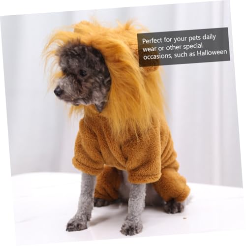Disfraz León para Perros y Gatos Talla M miniatura 3