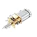 uxcell Micro Gear Motor 10RPM DC 6V Mini Speed Reducer Gear Box for RC Robot Model DIY