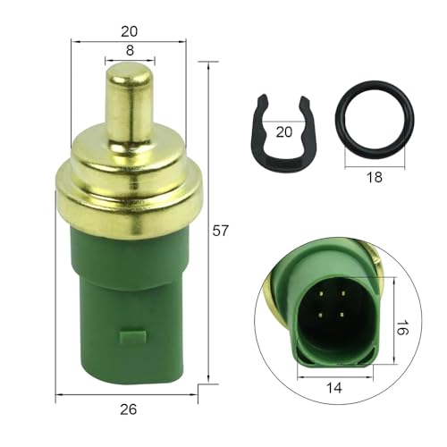 Sensor de temperatura de agua compatible con Audi TT 2000-2006 referencia 0905023 4