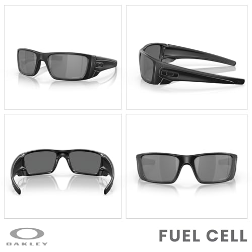 OAKLEY Fuel Cell OO9096 Rectangular Sunglasses For Men+ Bundle Accessory Leash Kit, Microfiber Pouch3