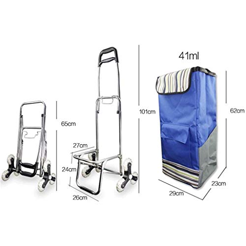 Carretilla plegable multiusos de mano de acero inoxidable miniatura 3