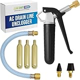 AC Drain Line Cleaner Tool & Leak Sealant Injector | Pro Grade Reinforced Injection Gun | Condensate Line Co2 Drain Gun